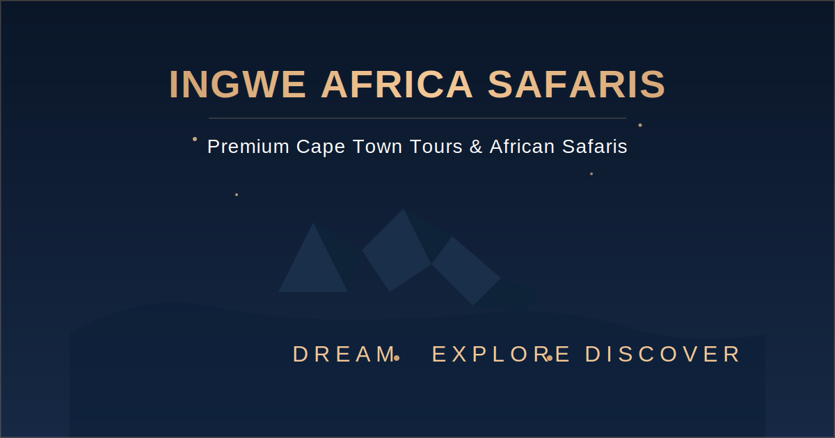 Ingwe Africa Safaris | #1 Cape Town Tours & African Safari Holidays 2026
