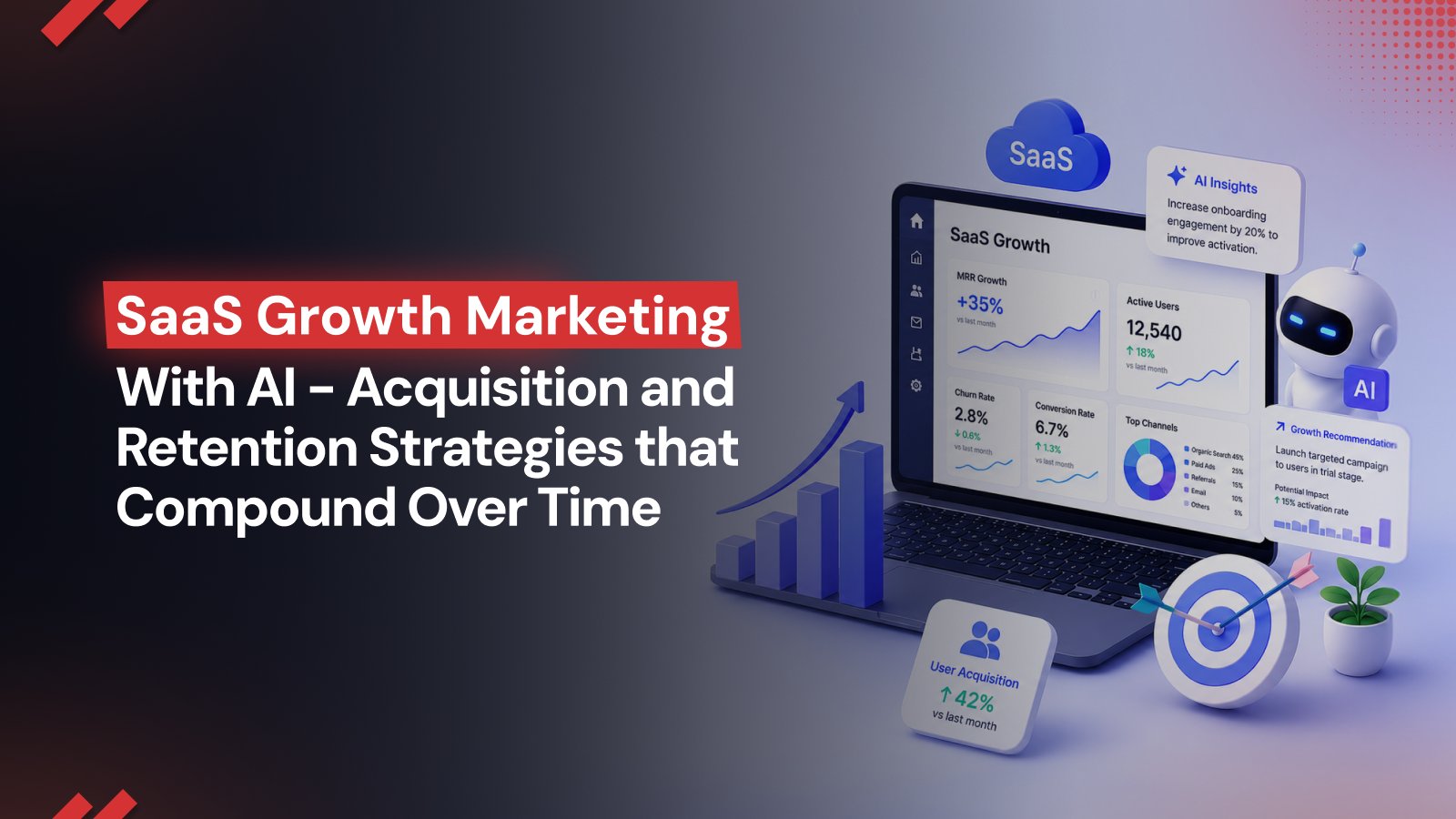 SaaS Growth Marketing With AI: Acquisition & Retention