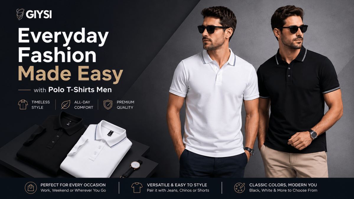 Everyday Fashion Made Easy with Polo T-Shirts Men – Giysi Clothing