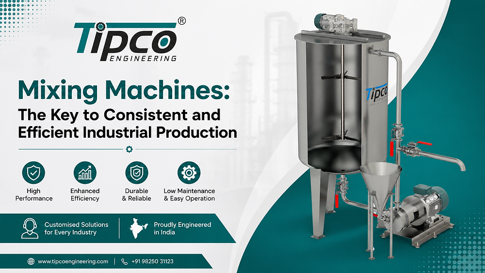 Best Mixing Machines for Industrial Applications in India