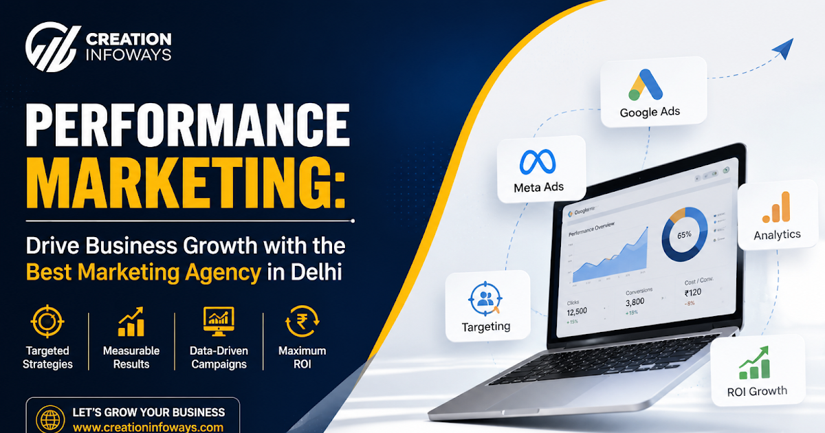 Performance Marketing: Drive Business Growth with the Best Marketing Agency in Delhi