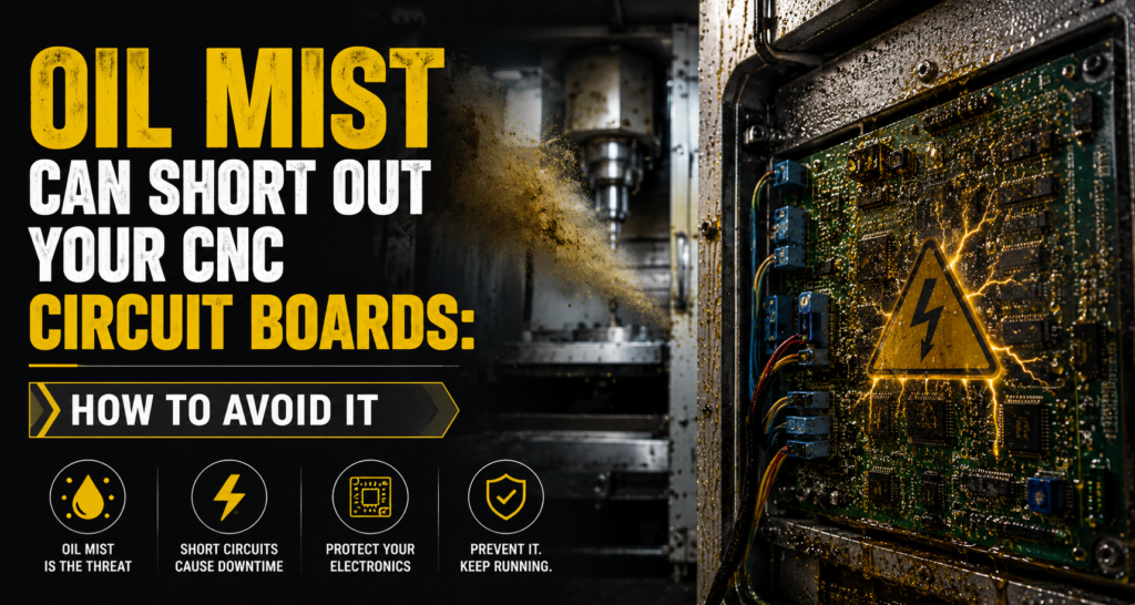 Oil Mist Can Short Out Your CNC Circuit Boards: How to Avoid It