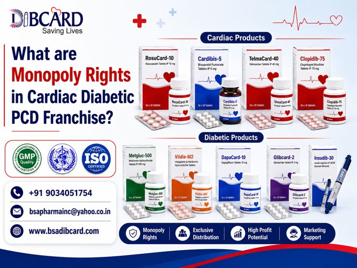 Monopoly Rights in Cardiac Diabetic PCD Franchise