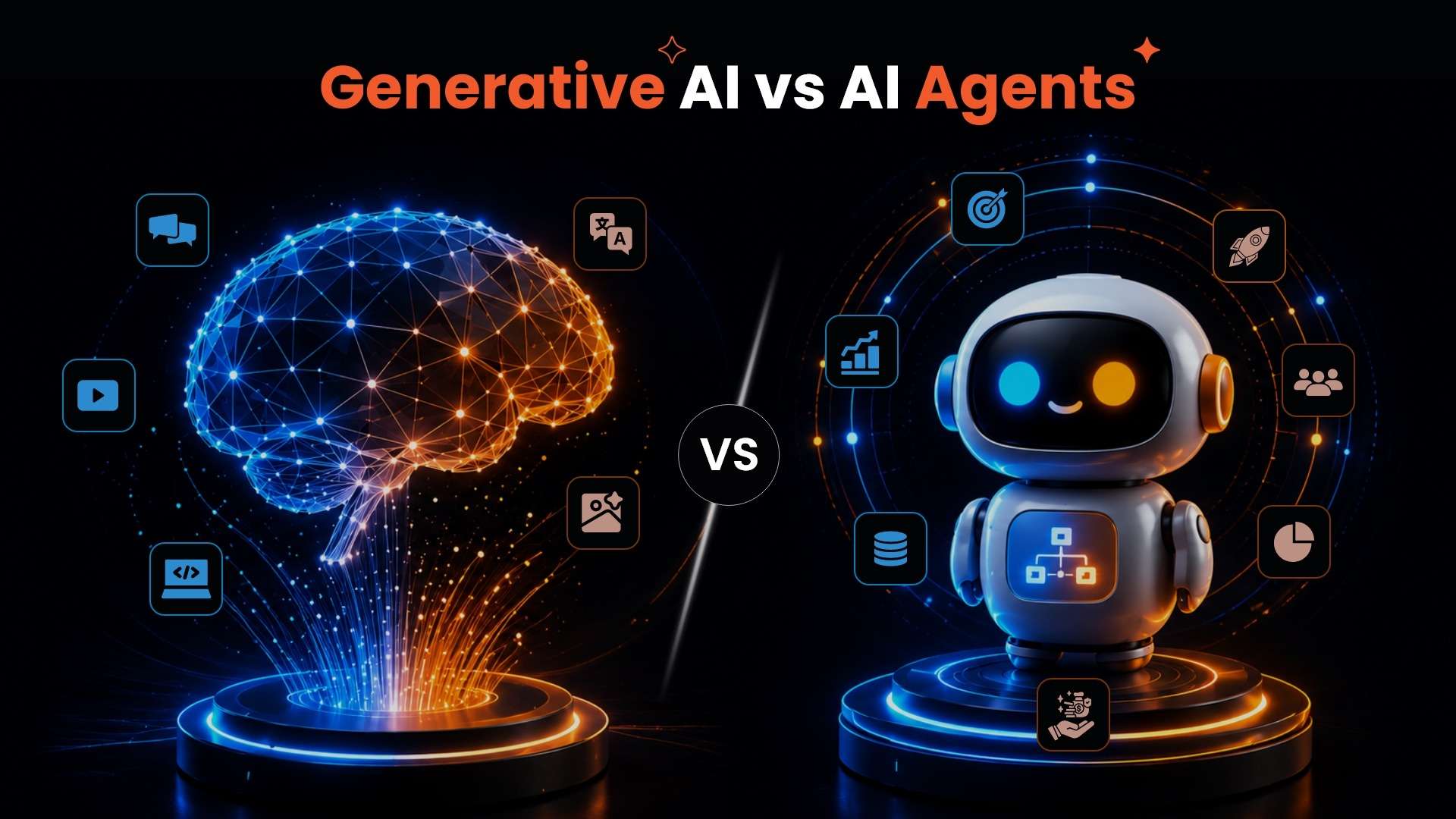 Generative AI vs AI Agents: Which Should Enterprises Choose?