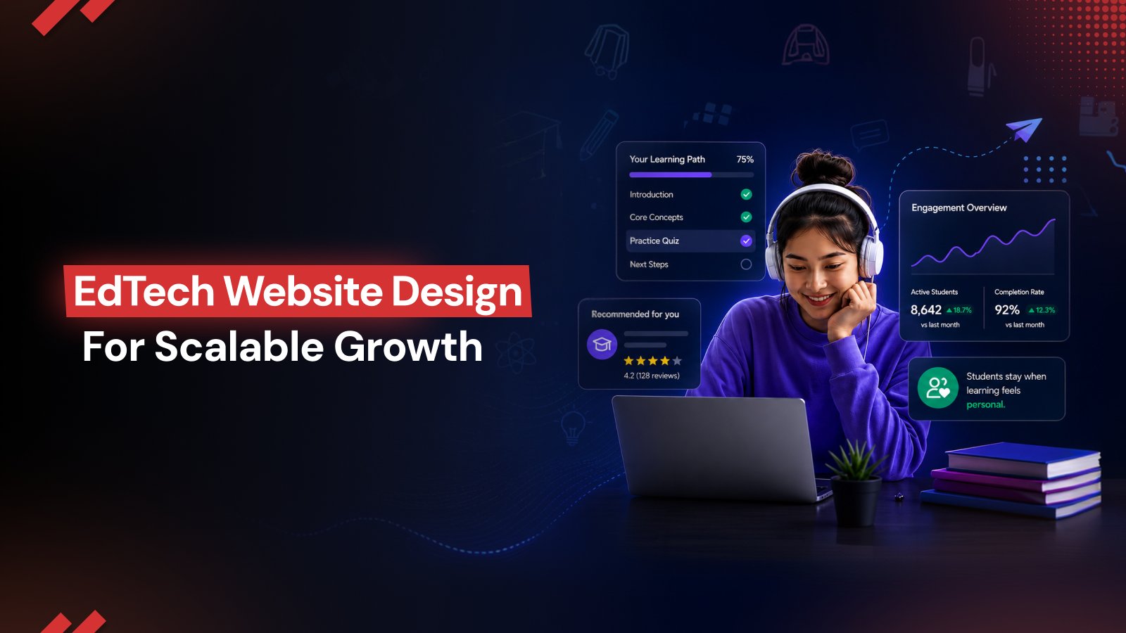 EdTech Website Design for Personalized Learning & Growth