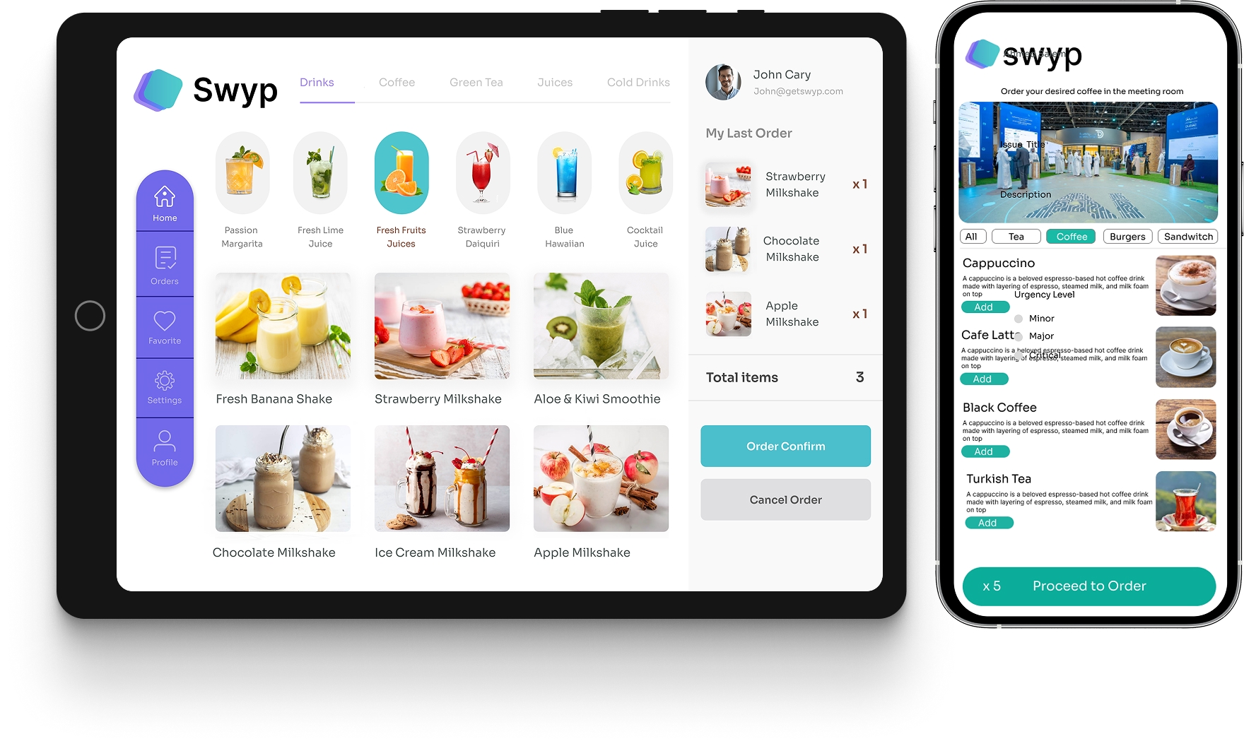 Swyp - Meeting Room Ordering System for workplaces