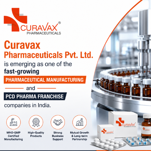 Top 10 Pharmaceutical Third Party Manufacturing Companies in India - Curavax Pharmaceuticals Pvt. Ltd.