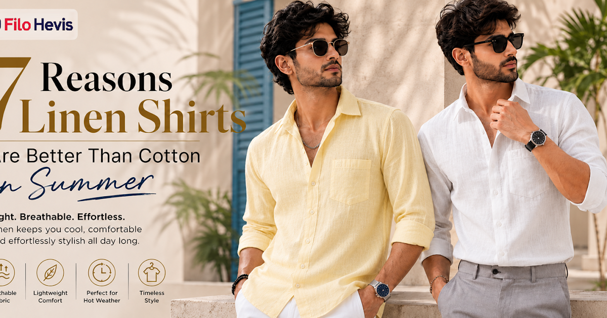 7 Reasons Linen Shirts Are Better Than Cotton in Summer