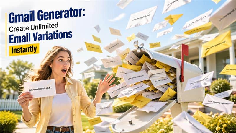 Free Gmail Generator Tool - Create Gmail IDs Instantly