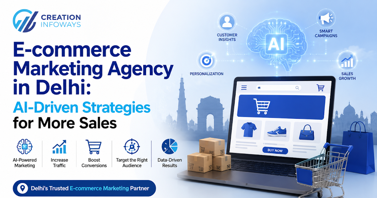 E-commerce Marketing Agency in Delhi: AI-Driven Strategies for More Sales