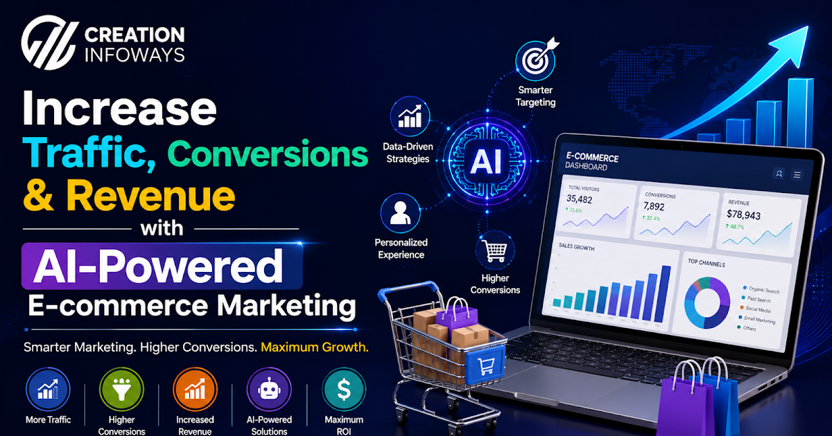 Increase Traffic, Conversions & Revenue with AI-Powered E-commerce Marketing