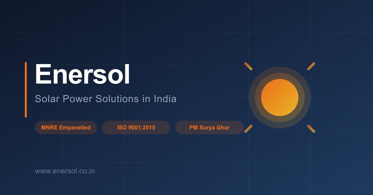 Solar Installation in Gujarat | Solar EPC Company Gujarat | Enersol