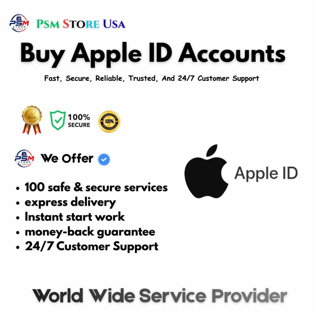 Best 3.4 sites to Buy Apple ID accounts with Smooth Storage
