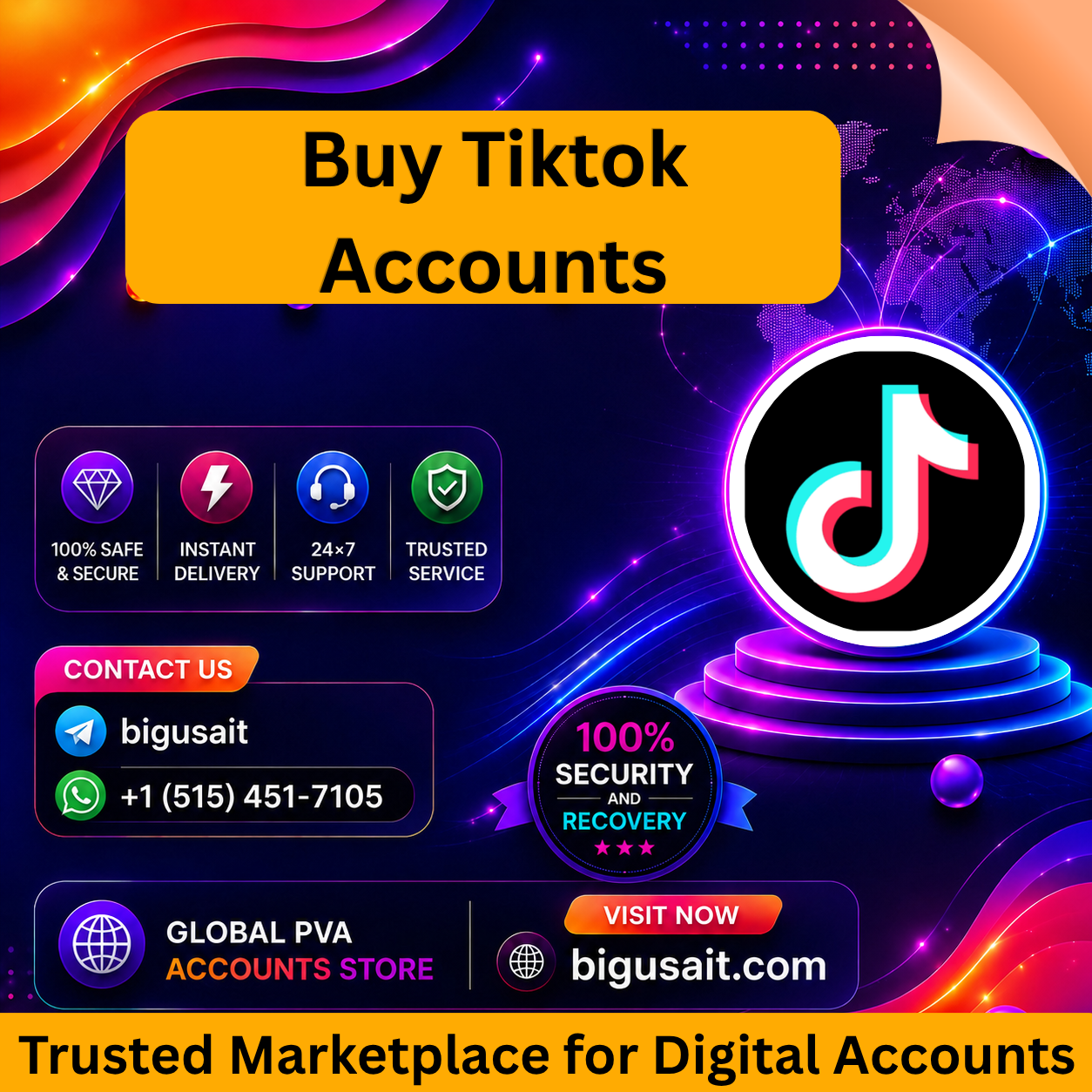 Buy Tiktok Accounts - Big USA IT