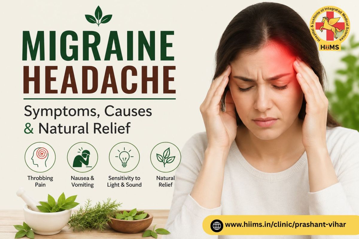 Migraine Headache Treatment: Symptoms, Causes & Natural Relief – Jeena Sikho HiiMS Prashant Vihar Delhi