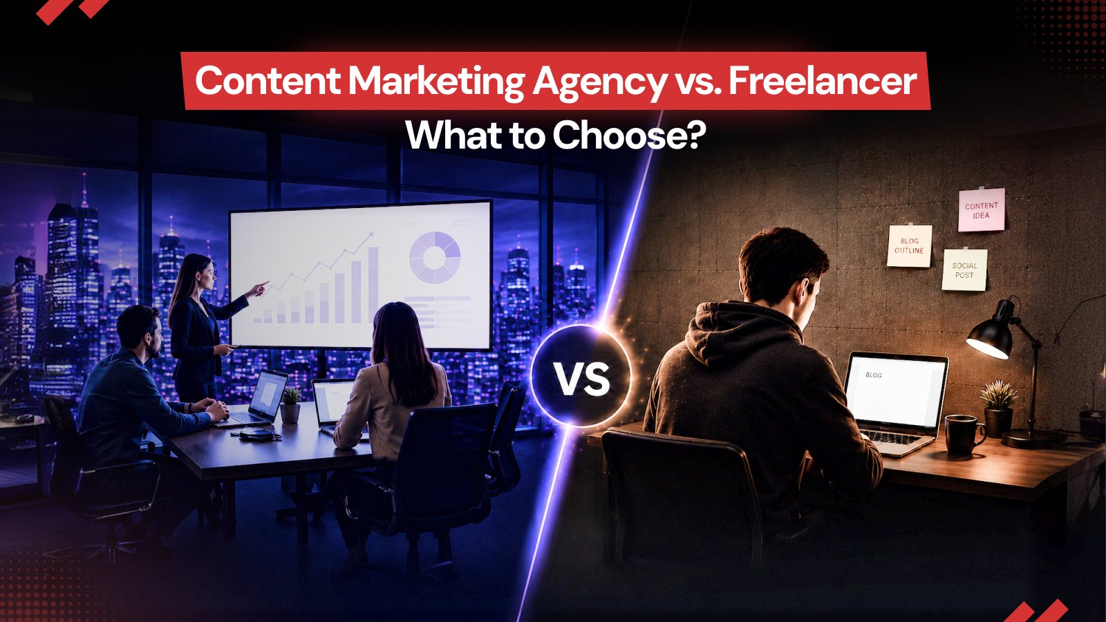 Content Marketing Agency vs Freelancer: Which Wins?