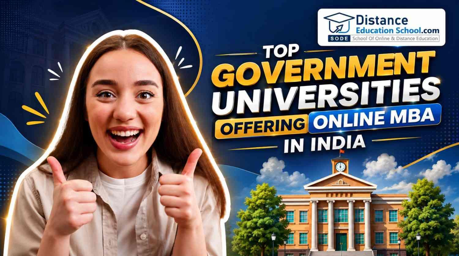 Top Government Universities Offering Online MBA in India  | Panchit...
