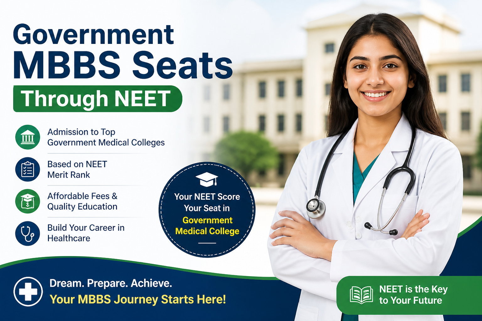 Proven Guide to Government MBBS Seats Through NEET | Expert Tips +91 8586024453