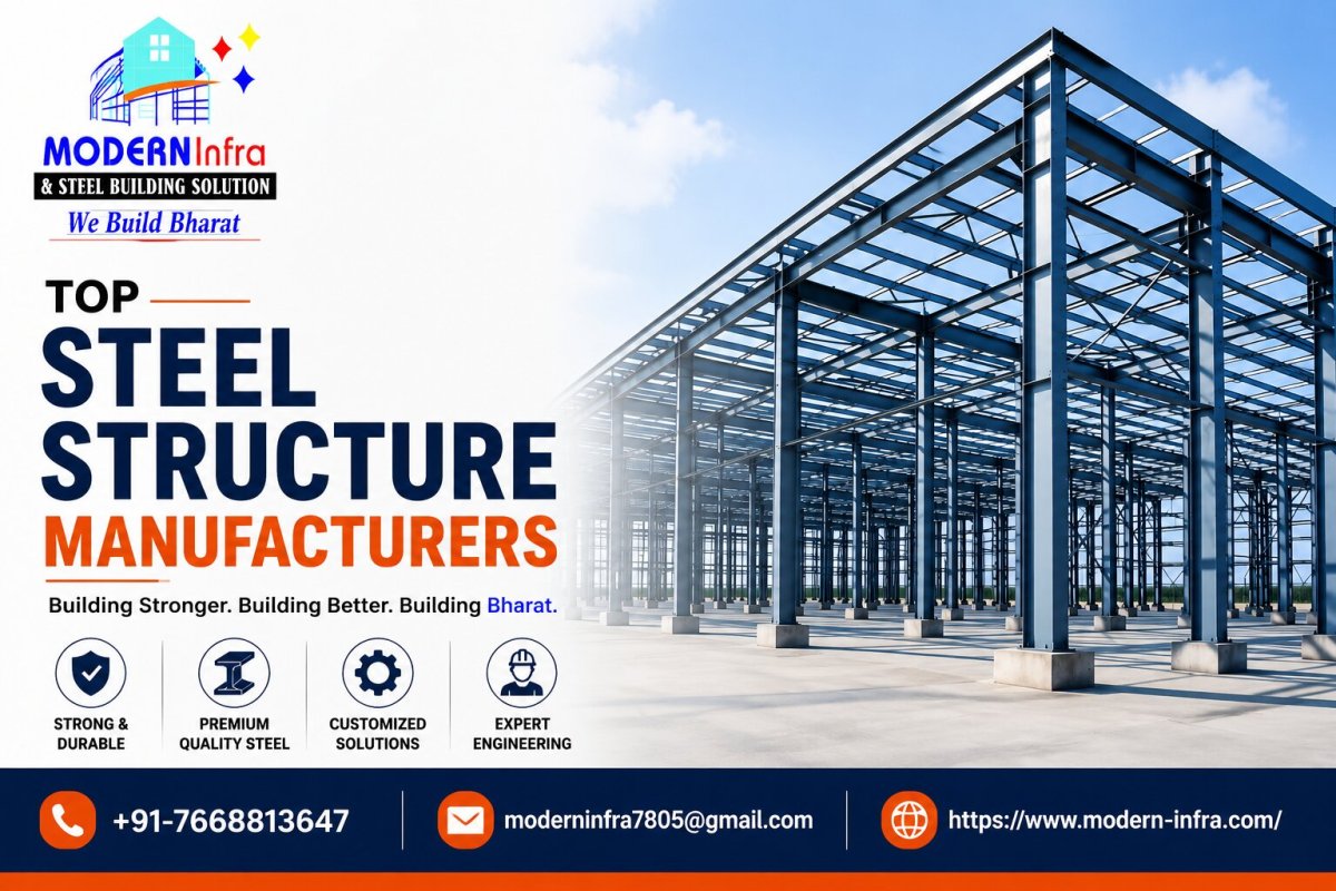Top Structural Steel Fabrication Manufacturers in India – Modern Infra