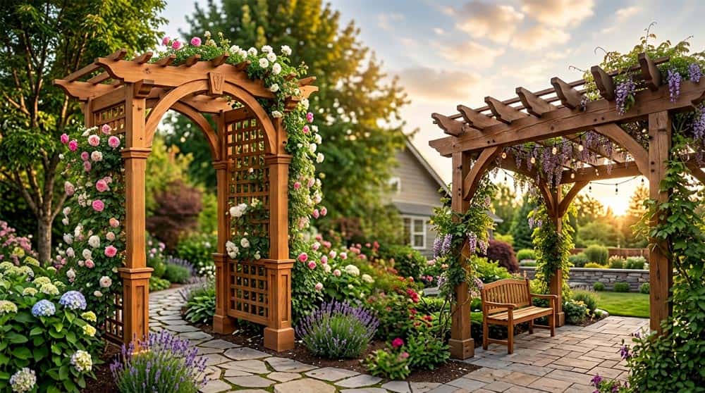 How Custom Arbors Improve Privacy Without Blocking Natural Light