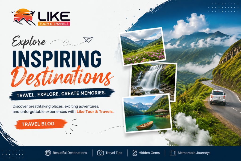 10 Best Places to Visit in July in India 2026 | Top Monsoon Destinations