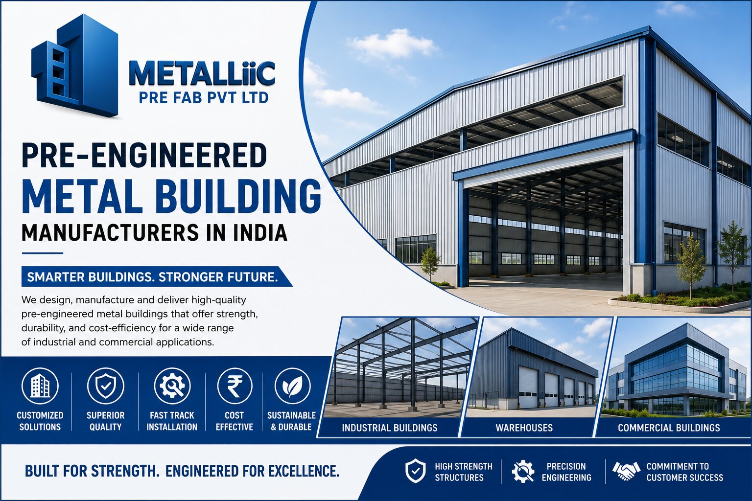 Pre Engineered Metal Building Manufacturer and Supplier in India