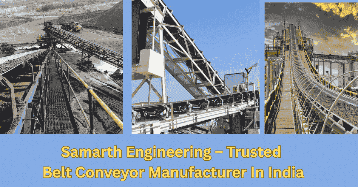Belt Conveyor Manufacturers in India | Custom Industrial Conveyor