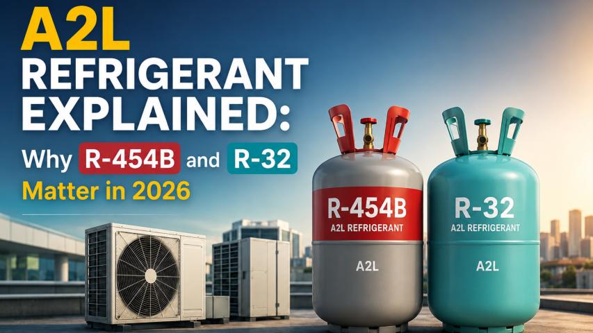 A2L Refrigerant Explained: Why R-454B and R-32 Matter in 2026