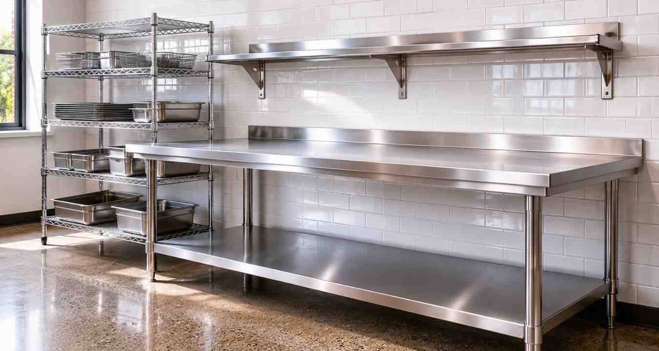 Buy Commercial Kitchen Shelves, Steel Tables & Bar Equipment Online in Miami, New Jersey | Express Kitchquip