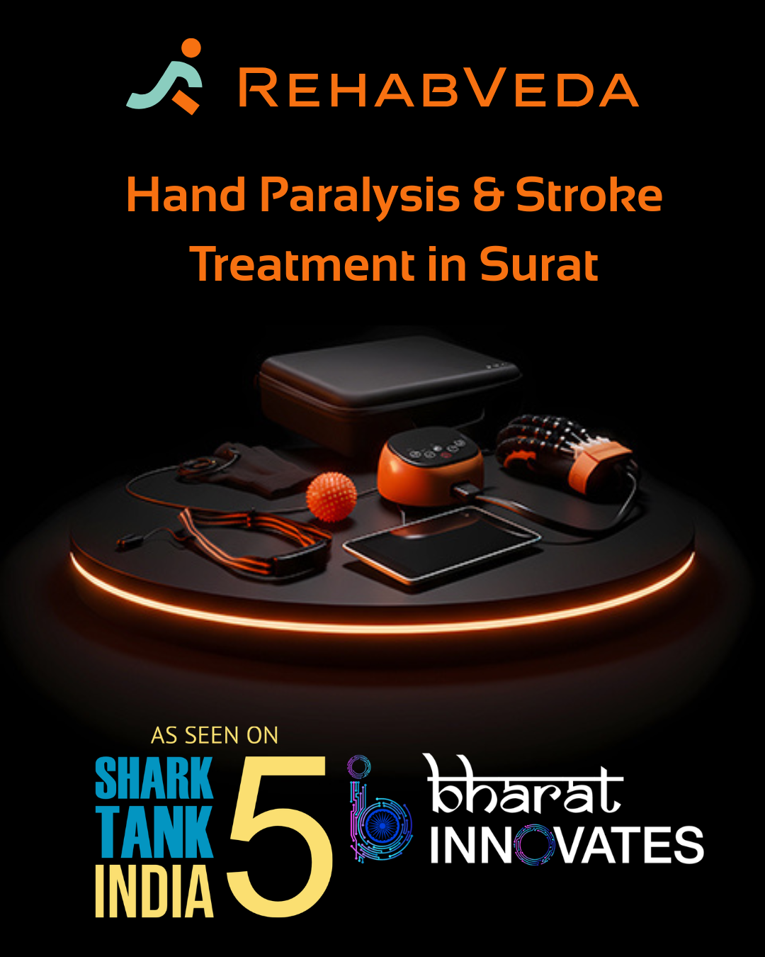 Hand Paralysis & Stroke Treatment in Surat — AI-Powered Recovery at Home