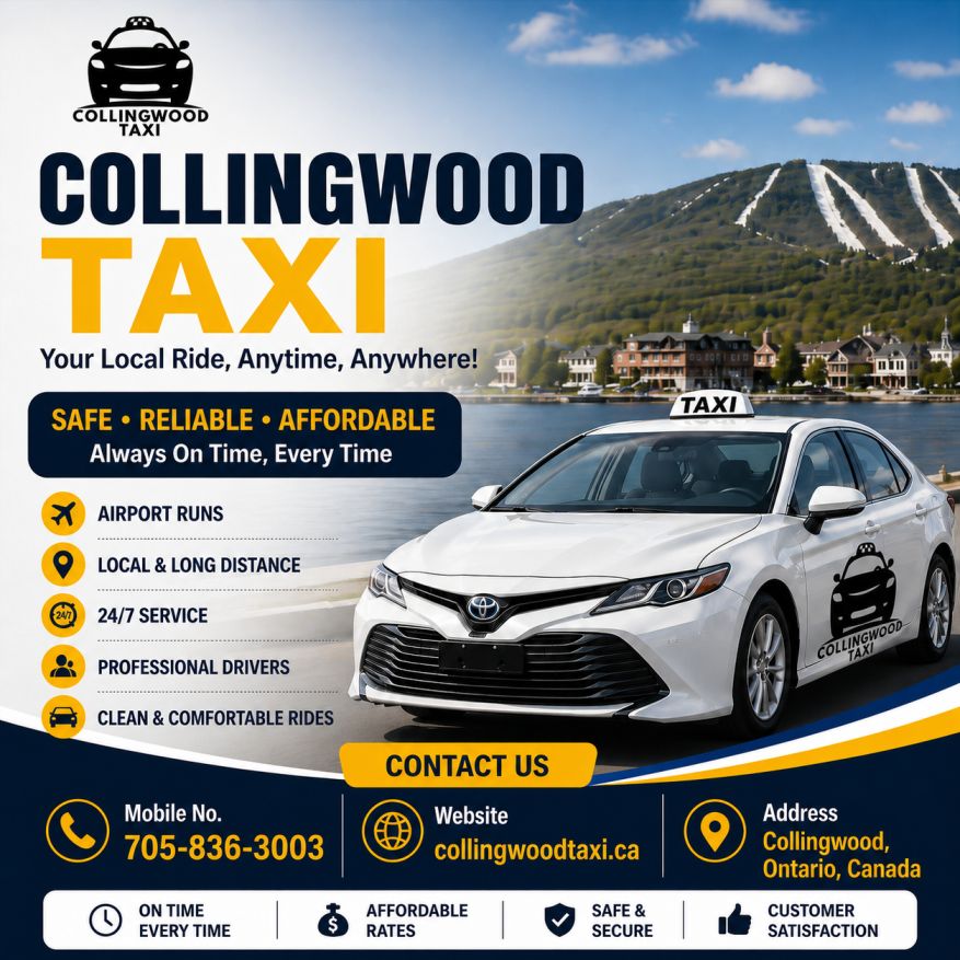 Cab Service in Collingwood | Reliable & Affordable Rides -