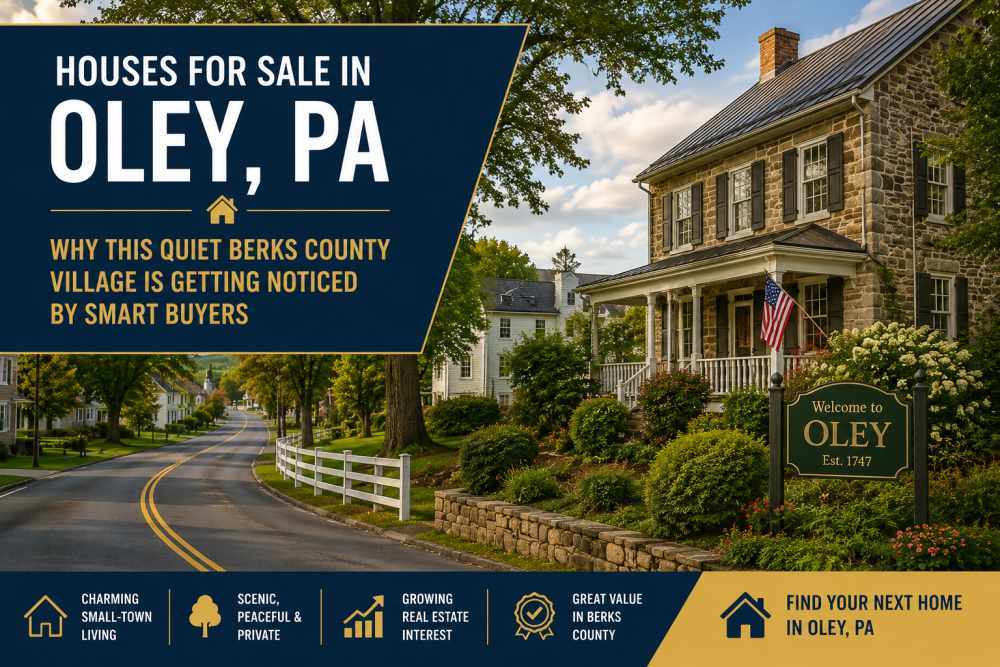 Houses for Sale in Oley PA: Why This Quiet Berks County Village Is Getting Noticed by Smart Buyers