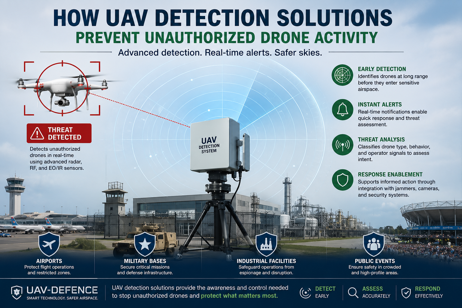How UAV Detection Solutions Prevent Unauthorized Drone Activity – uavdefence