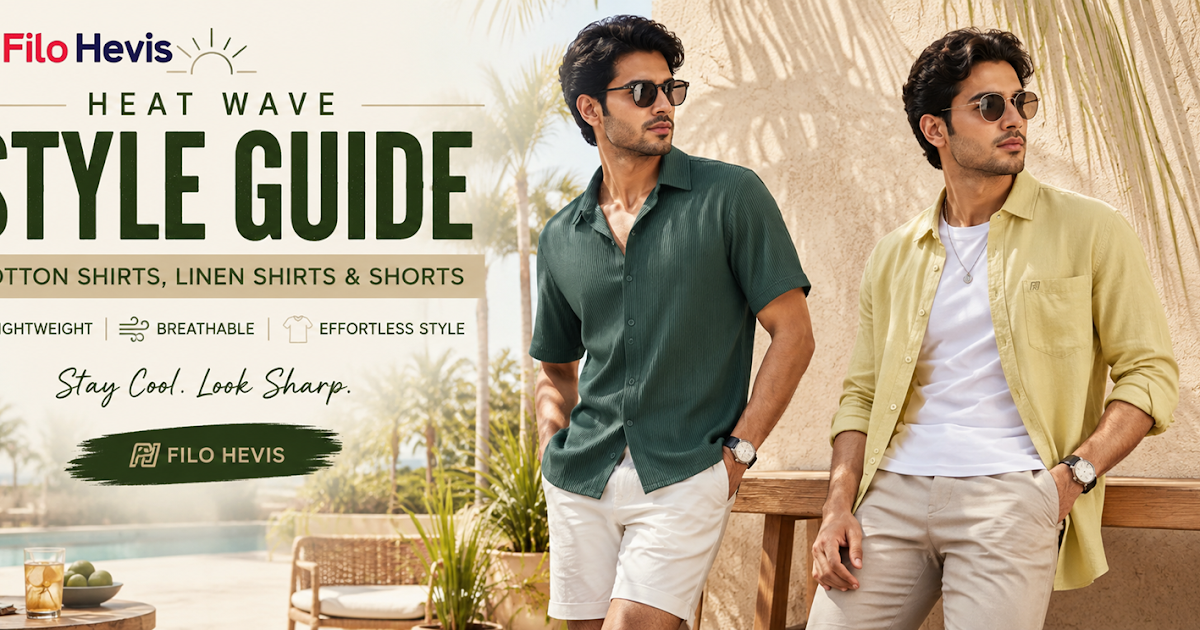 Heat Wave Style Guide: Cotton Shirts, Linen Shirts & Shorts