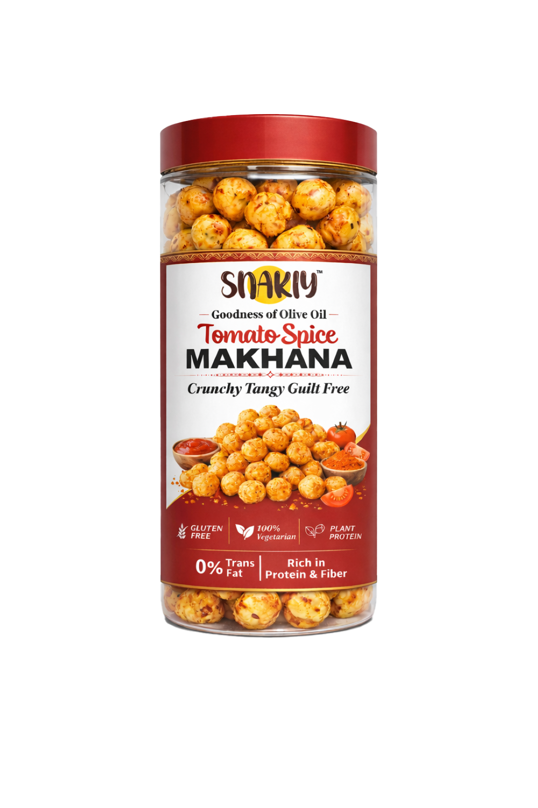 Snakiy Tomato Spice Makhana | Snakiy