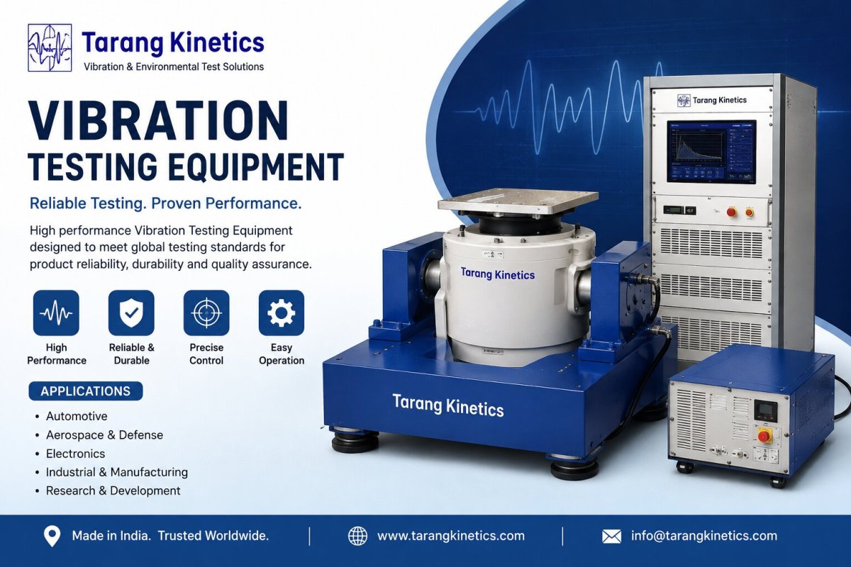 Top Vibration Testing Equipment Manufacturers in India: A Buyer’s Guide – tarangkineticscom