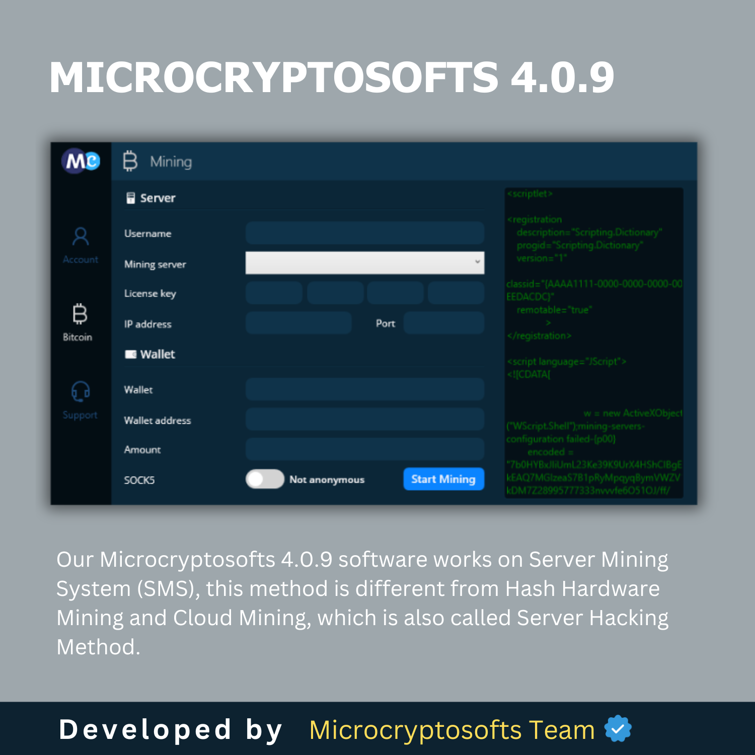Bitcoin Mining Software | Cloud Based Crypto Mining USA