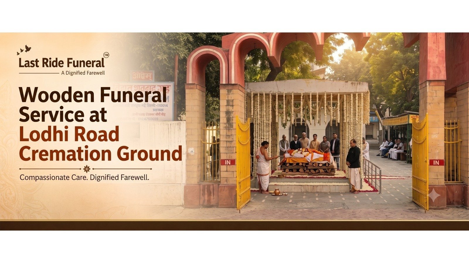 Wooden Funeral Service at Lodhi Road | 24/7 Support