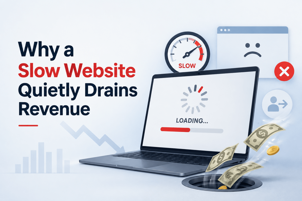 Why a Slow Website Quietly Drains Revenue – AMS Digital