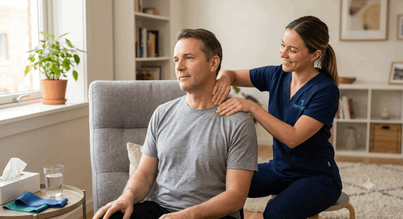 Is Physiotherapy at Home Worth It for Neck Pain