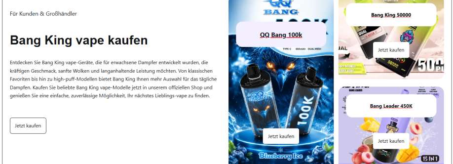 Bang King vape kaufen Cover Image