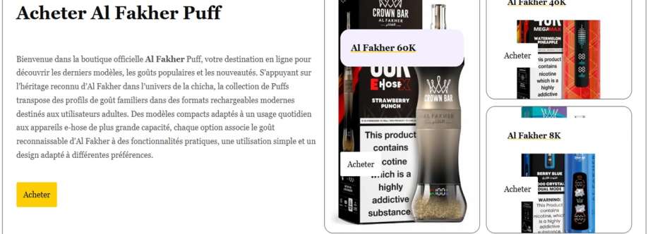 Acheter Al Fakher Puff Cover Image