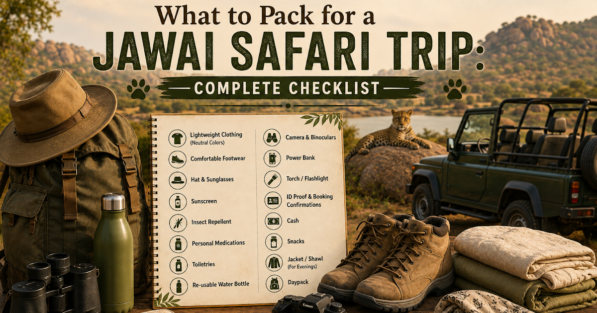 What to Pack for a Jawai Safari Trip: Complete Checklist