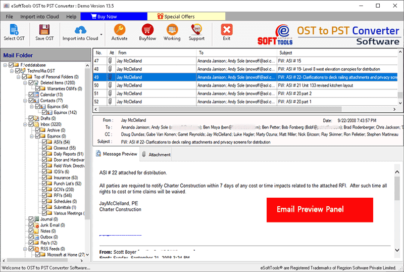 Free OST to PST Converter Tool to Recover/Convert OST to PST
