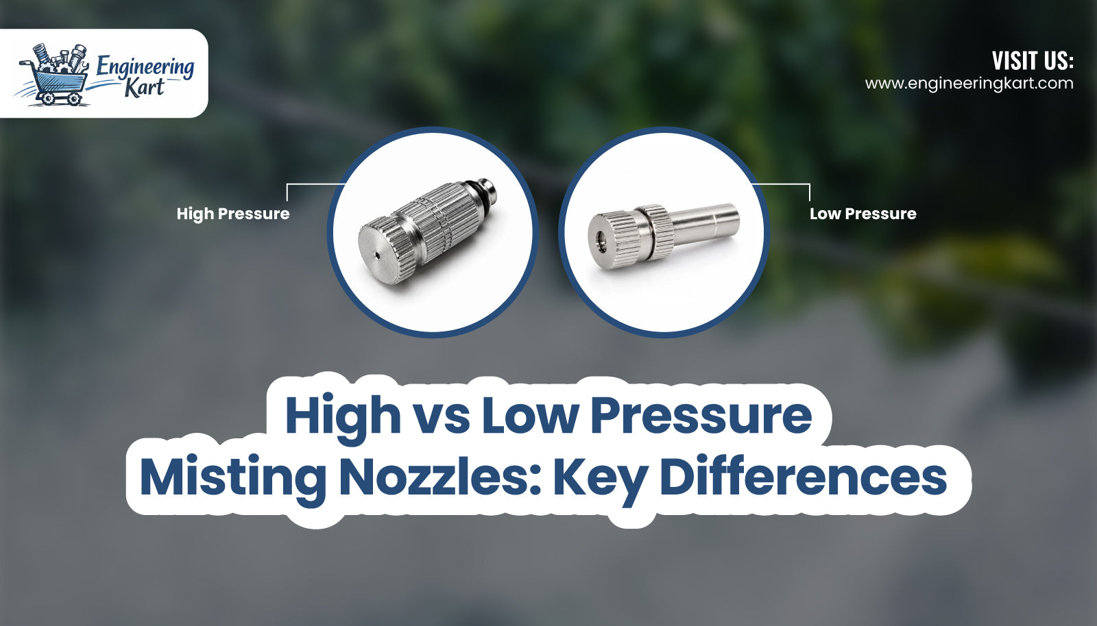 High vs Low Pressure Misting Nozzles: Key Differences  – Engineering Kart
