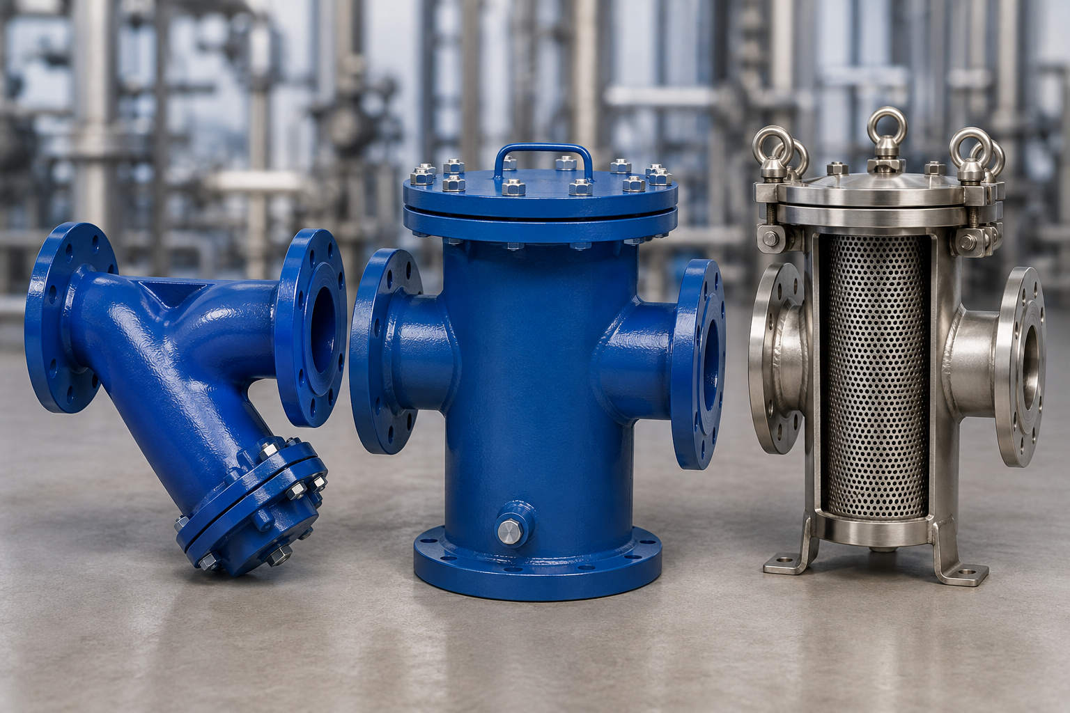 T-Type Strainer vs Y Type Strainer: Which One Is Right for Your Process? - TFI Filtration UK