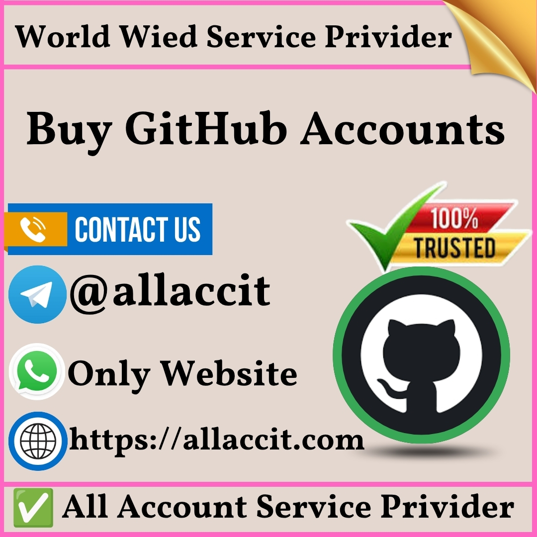Buy GitHub Accounts - 100% Securely Verified, (PVA & Aged)