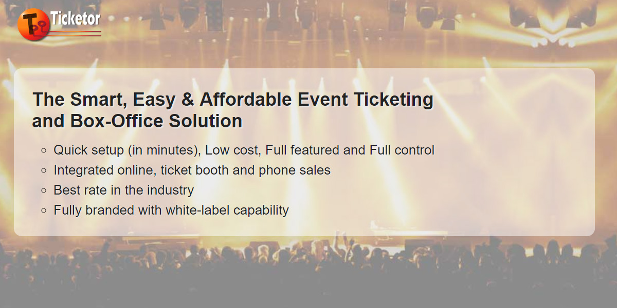 Advanced Event Ticketing System | Sell Tickets Online Easily